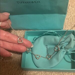 Tiffany & Co. Silver Heart Necklace